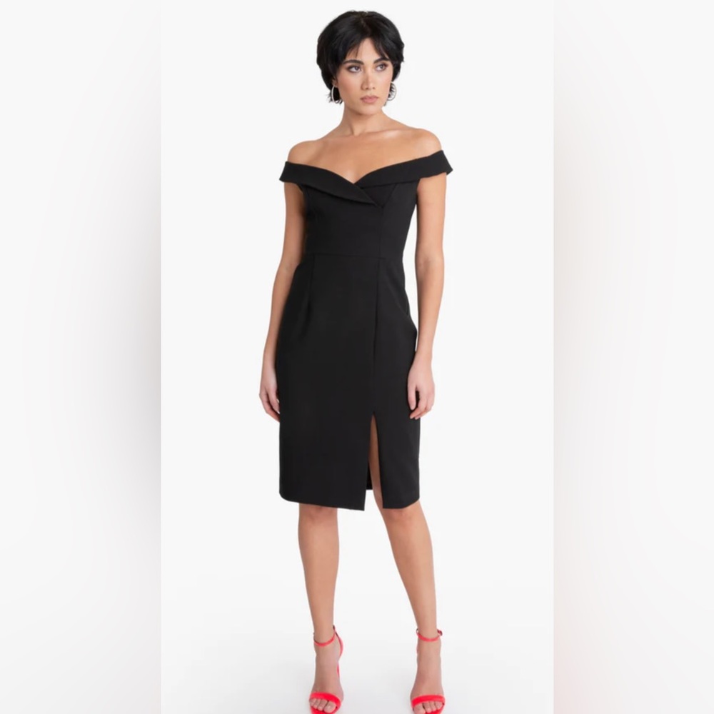 Elegant never worn. NWOT Black Halo Hepburn LBD-new without tags